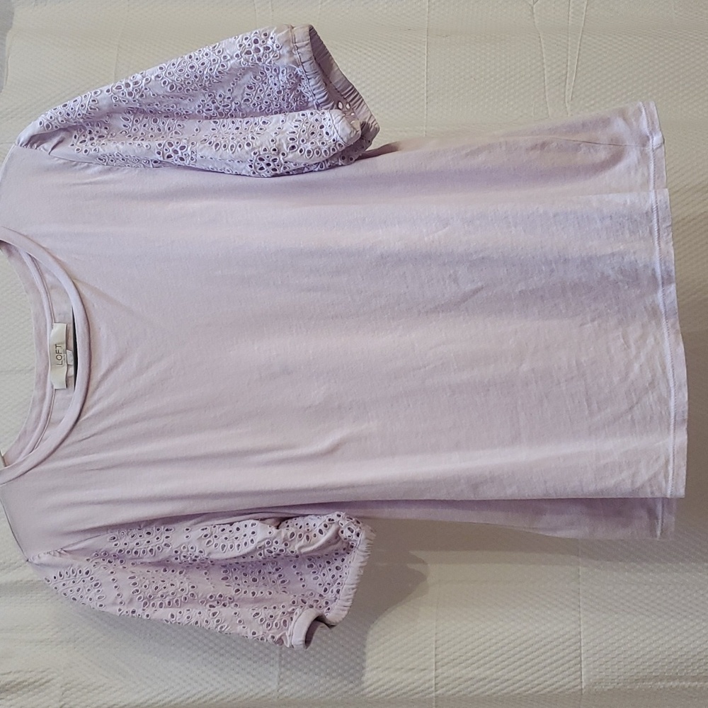 Loft Top with Eyelet Sleeves